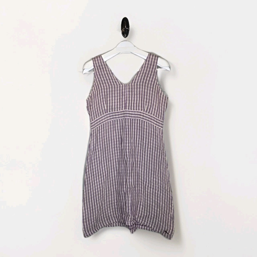 KAVU 100% Cotton Sleeveless Casual Dress Sz Large Minimalist‎ Gorpcore Gauze